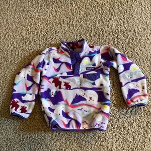 Patagonia fleece kids polar bear 5T